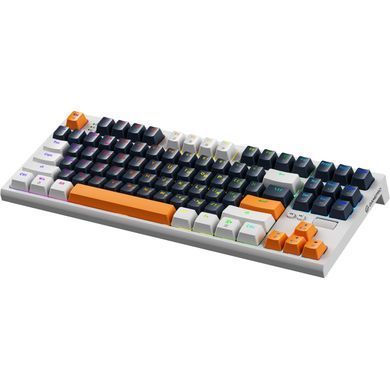 Клавіатура GamePro Red з Hot-Swap RGB White (MK180W) [617555]
