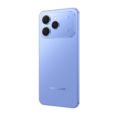 Смартфон TECNO Spark 40 (KM5n) 6.67" 8/256ГБ, 2SIM, 5200мА&bull;год, Mirage Blue (4894947091582) [111485]