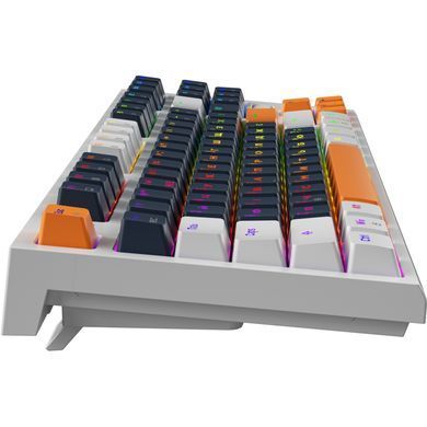 Клавіатура GamePro Red з Hot-Swap RGB White (MK180W) [617555]