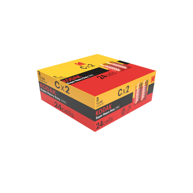 Батарейка Kodak EXTRA HEAVY DUTY R14 коробка 1x2 шт. (30410381/B) [203685]
