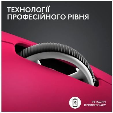 Миша Logitech G PRO X SUPERLIGHT 2 LIGHTSPEED Gaming, Magenta (910-006797) [200825]