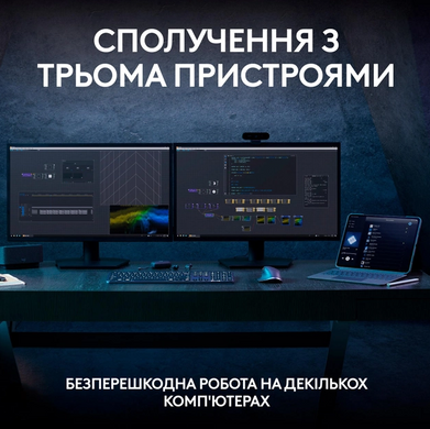 Клавіатура Logitech MX Keys S Wireless Ukr Graphite (L) (920-011593) [200703]
