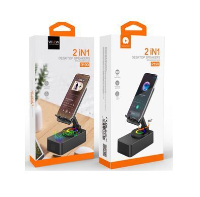 Портативна колонка WUW-R190, 5W, Black (6972573336302) [805612]