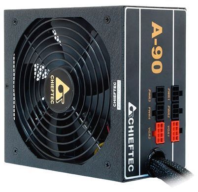 Блок живлення CHIEFTEC A-90 (750W), >90%, 140мм, 1xMB 24pin(20+4), 1xCPU 8pin(4+4), 3xMolex, 8xSATA, 4xPCIe 8pin(6+2), Modular (GDP-750C) [109497]