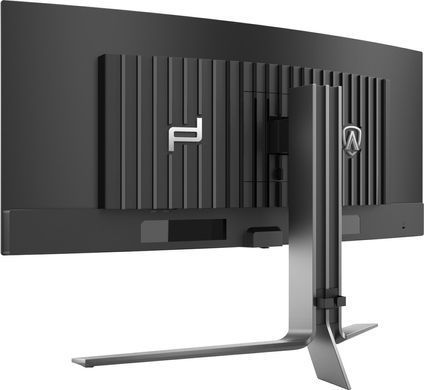 Монітор TFT 34" AOC, QD-OLED, UWQHD, 240Гц, 0,03мс, вигн., 2хHDMI, DP, USB-C, USB-hub, HAS, кол., чорни (PD34) [402473]