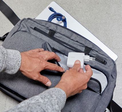 Зарядний пристрій мережевий Belkin 60Вт 2хUSB-С PD PPS, білий (WCB010VFWH) [108650]