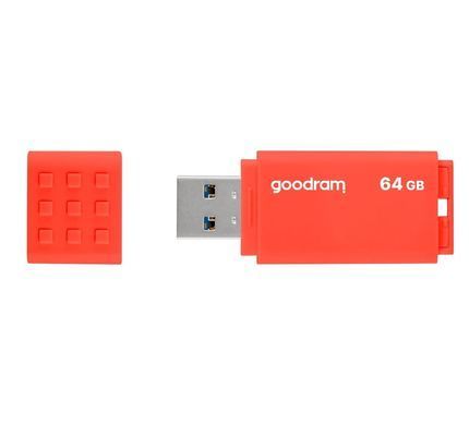 Флеш-накопичувач USB3.2 64GB Goodram UME3 Orange (UME3-0640O0R11) (UME3-0640O0R11 ) [607097]