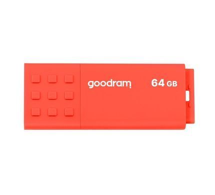 Флеш-накопичувач USB3.2 64GB Goodram UME3 Orange (UME3-0640O0R11) (UME3-0640O0R11 ) [607097]
