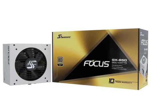 Блок живлення ATX 850W SEASONIC (FOCUS-GX-850-WHITE) [501564]