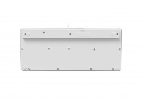 Клавiатура Maxxter White (KBM-C01W-UA) [609372]