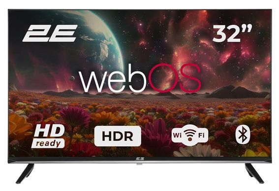 Телевізор 32" 2E LED HD 60Hz Smart WebOS Black (2E-32A07KHW) [102238]