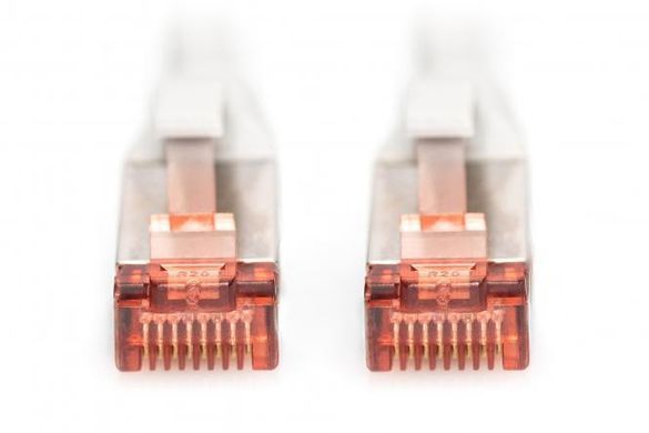 Патч-корд DIGITUS CAT 6 S-FTP, 1м, AWG 27/7, LSZH, сірий DK-1644-010 (DK-1644-010#) [501749]