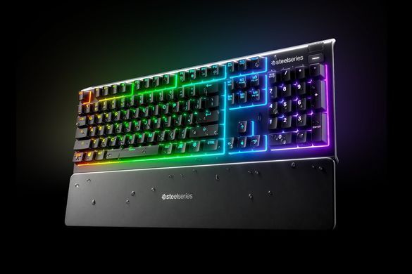 Клавіатура ігрова SteelSeries Apex 3 UA Whisper keys RGB (64795) [401049]
