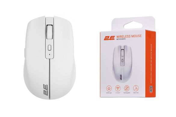 Миша 2E MF270 Rechargeable, White LED, WL, білий (2E-MF270WWH) [104019]