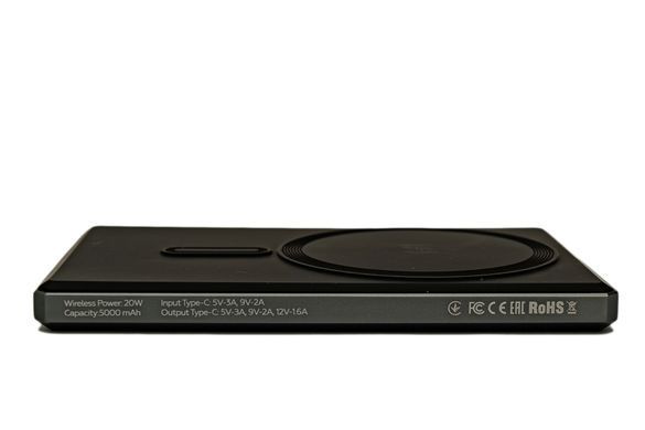 Універсальна мобільна батарея BePhone K5 5000 mAh MagSafe Grey 15W (BP-K5-GR) [603469]