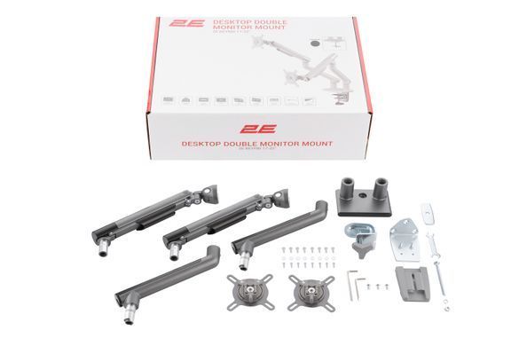 Кріплення моніторів настільне 2E Beyrbi 17"- 32" 2х9кг (2EDGEIF2) [107011]