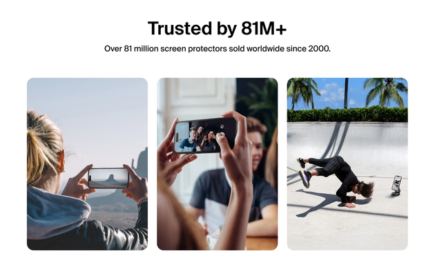 Захисне скло Belkin для iPhone Air, Screen Protector (1 Pack) (OVA237HQ) [111886]
