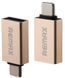 Адаптер Remax Glance USB-USB Type-C RA-OTG1 Gold (6954851289753) [604147], фото 2