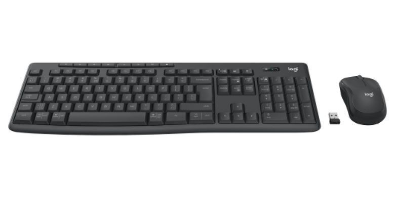 Комплект (клавіатура, мишка) бездротовий Logitech MK370 Graphite (920-012077) [500072]