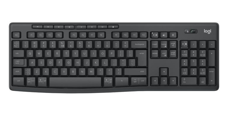 Комплект (клавіатура, мишка) бездротовий Logitech MK370 Graphite (920-012077) [500072]