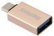 Адаптер Remax Glance USB-USB Type-C RA-OTG1 Gold (6954851289753) [604147], фото 3