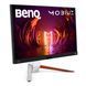 Монітор TFT 27" BenQ EX2710U, 4K UHD, IPS, 144Hz, 1 мс, 2хHDMI, DP, USB-hub, HAS, колонки, білий (9H.LKTLA.TBE) [403634], фото 3