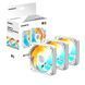 Вентилятор Gigabyte EZ Chain Fan 120 Ice 3-Pack White (GP-GBT EZFAN1203 ICE) [615526], фото 6