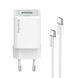 Мережевий зарядний пристрій ColorWay GaN Mini 30W PD Port PPS USB (Type-C PD + USB QC4.0) White + кабель USB Type-C (CW-CHS053PDC-WT) [603369], фото 4