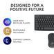 Комплект (клавіатура, мишка) бездротовий Logitech MK370 Graphite (920-012077) [500072], фото 16
