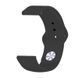 Силіконовий ремінець BeCover для Xiaomi iMi KW66/Mi Watch Color/Haylou LS01/Watch S1 Active Black (706356) [604766], фото 2