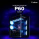 Корпус Zalman P60 без БЖ, 2xUSB3.0, 1x Type C, 3x120мм ARGB Reverse, 2x120мм ARGB, VGA 435мм, LCS ready, Curved Tempered Glass, Dual Chamber, ATX, чорний (P60BLACK) [112539], фото 3