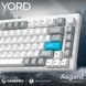 Клавіатура бездротова GamePro Asgard Yord Keychron Super Red Switch White (MK266WH) [616001], фото 5