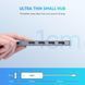 Хаб USB 3.1 Type-C -> 4xUSB 3.0 Grey CM219 Ugreen (70336) [404068], фото 7