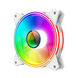 Кулер для корпуса GAMEMAX (FN-12Rainbow-Q-Infinity WT) [303429], фото 1