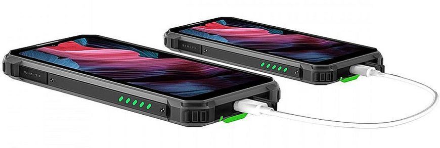 Смартфон Oukitel WP23 pro 6.52"HD+ /8GB/128GB / T606 /10600mAh /13+5Мп/ IP69K /NFC Black-Green (WP23PROGreen) [400704]