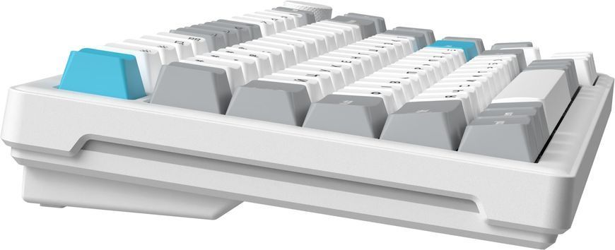 Клавіатура бездротова GamePro Asgard Yord Keychron Super Red Switch White (MK266WH) [616001]
