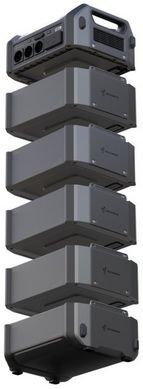 Комплект Портативна електростанція Segway CUBE 2000, 2584 Вт заг (R-Drive 4400 Вт), 2048 Вт/год, IPX3, BT, розширення ємності, швидка зарядка + портативна сонячна панель 400 Вт (AA.13.04.02.0007-SET400) [101214]