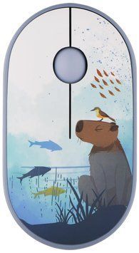 Миша 2E MF300 CAPYBARA:SWIM Silent WL BT, синій (2E-MF300WCAPIBARABL) [104086]
