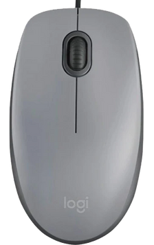 Миша Logitech M110 Silent-MID GRAY-USB-AKOYA (910-006760) [201952]