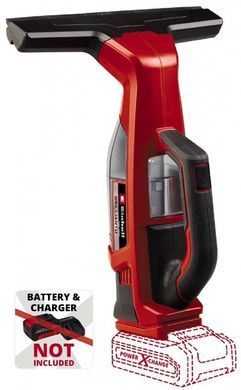 Пилосос акумуляторний Einhell BRILLIANTO віконний 18В 280мм 0.1л з розпилювачем 0.74кг без АКБ та ЗП (3437100) [105673]