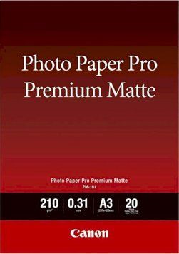 Папір Canon A3 Photo Paper Premium Matte PM-101 20 арк. (8657B006) [16584]