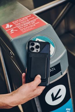 Чохол UAG для карт магнітний з підставкою, Metropolis Wallet PU, Black (964445114040) [108349]