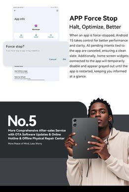 Планшет PAD100 12" 256GB OSCAL (PAD100 GREY) [503185]