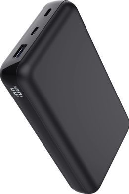 Акумулятор портативний літій-іонний power bank Trust Laro, 20000 мА&middot;год, USB-A/2хUSB-C, 100w, чорний (25240_TRUST) [108440]