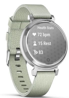Смарт-годинник Garmin Lily 2 Silver with Sage Gray Nylon Band (010-02839-63) [613970]
