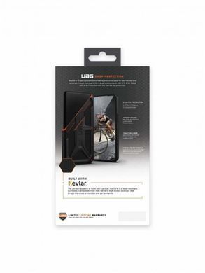 Чохол-накладка Urban Armor Gear Monarch для Apple iPhone 14 Plus/15 Plus Kevlar Black (114033113940) [601675]