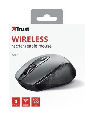 Миша Trust Zaya Rechargeable, WL, чорний (23809_TRUST) [13959]