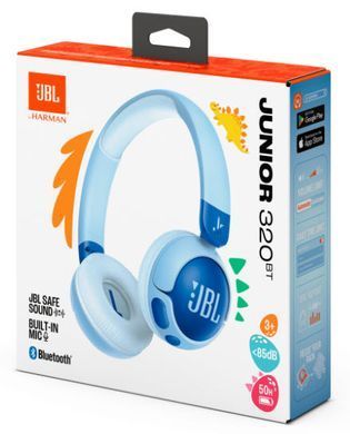 Гарнітура JBL JR320BT Blue (JBLJR320BTBLU) [201406]
