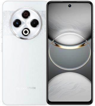 Смартфон TECNO Spark 30 (KL6) 6.78" 8/128ГБ, 2SIM, 5000мА&bull;год, Astral Ice (4894947047909) [101285]