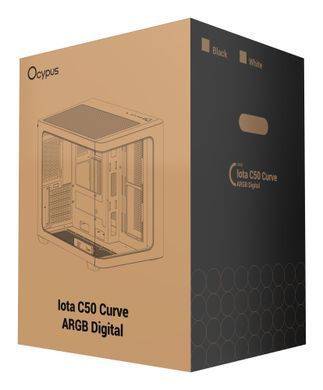 Корпус для комп'ютера IOTA C50 BK CURVE ARGB DIGITAL (I) OCYPUS (OTA-C50-BKD300CD-GL) [503683]